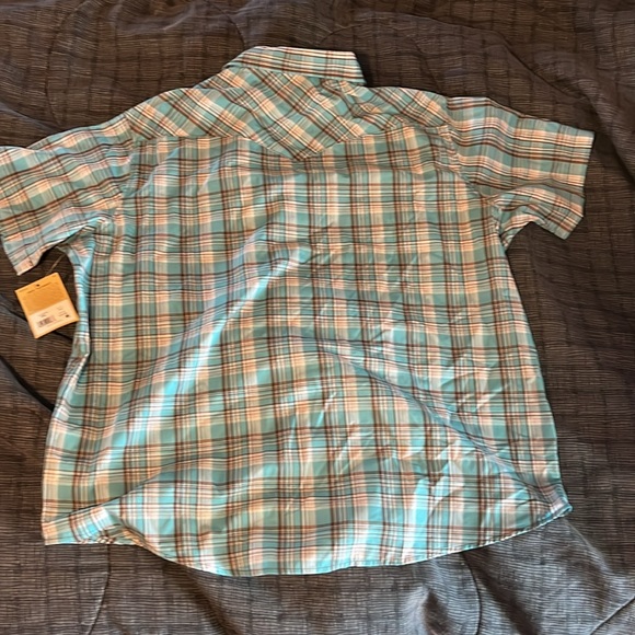 Wrangler men’s snap up shirt shirt sleeve - Picture 4 of 4